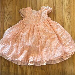 Wheat sz 18mo cotton lined daisy dress cap sleeves button closure Denmark Danish